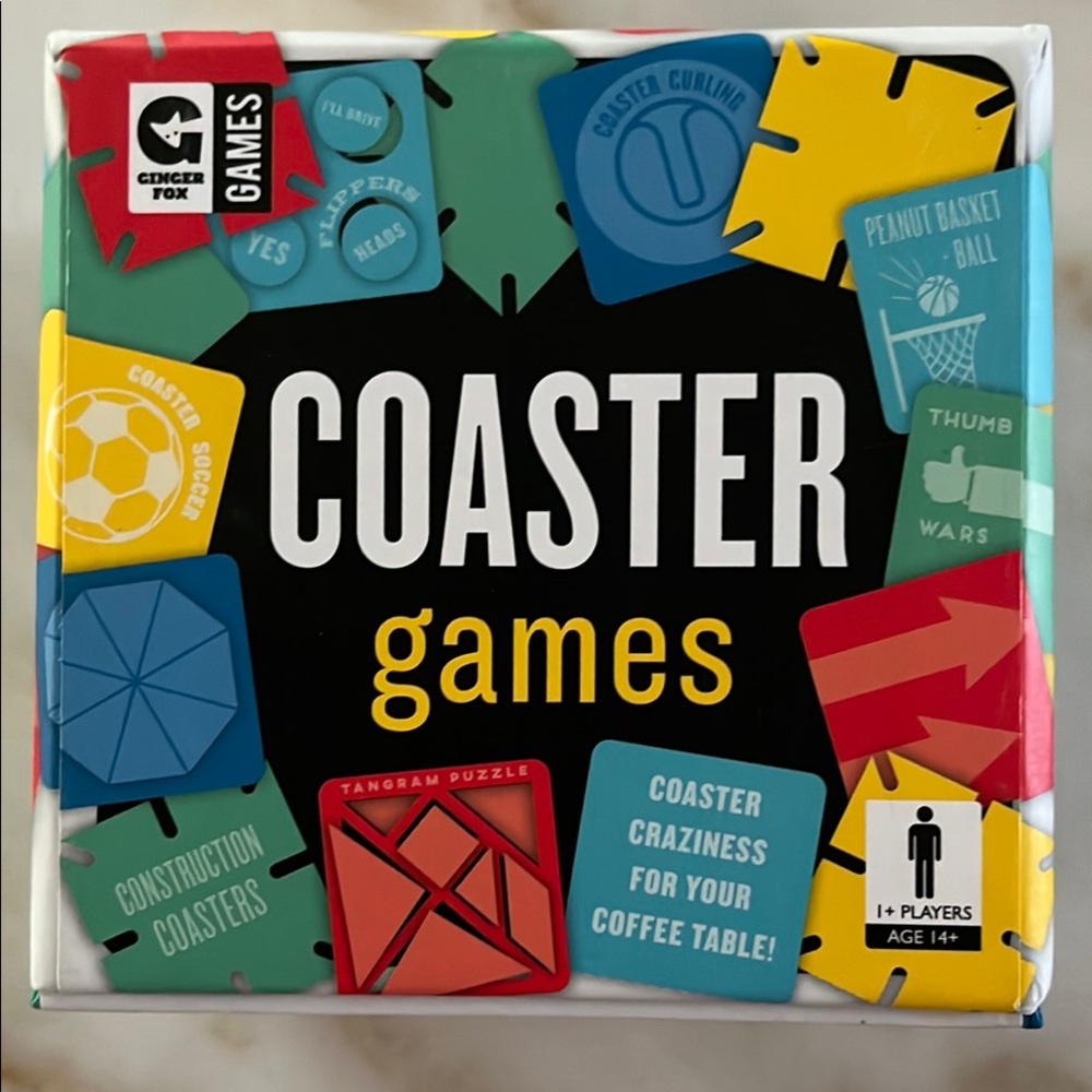 Coaster Games by Ginger Fox, Table Top and Travel Friendly EUC